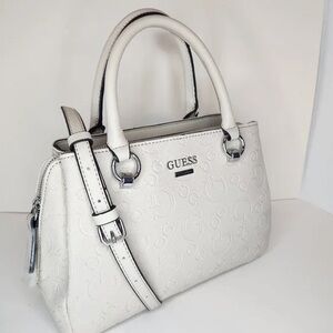 Guess Cream Satchel Bag